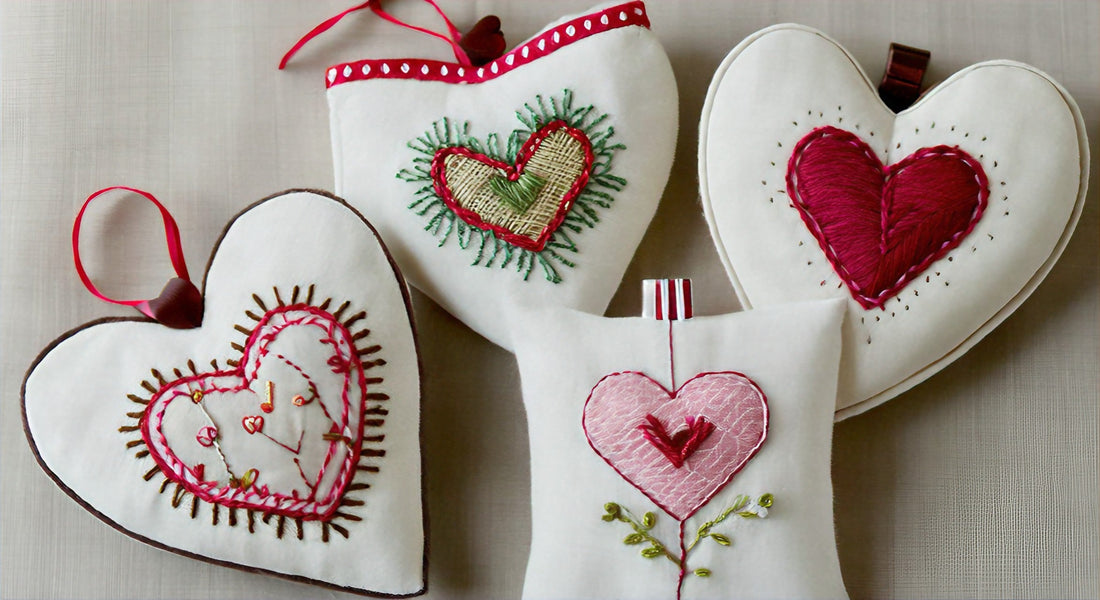 Heartfelt Stitching: Hand-Embroidered Valentine's Day Gifts