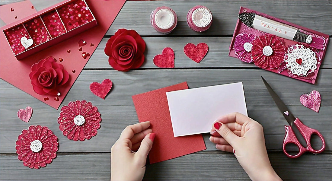 Artful Embellishments: Creating Handmade Valentine's Day Cards