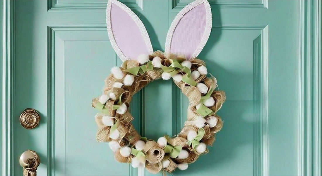 DIY Easter Bunny Wreath: A Charming Door Decoration for Your Easter Celebration