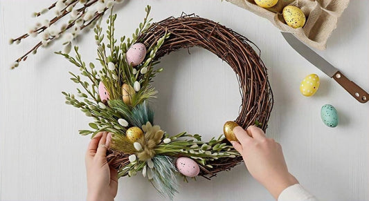 DIY Easter Wreath: How to Create a Festive and Welcoming Door Decoration - DiyCraftsProject
