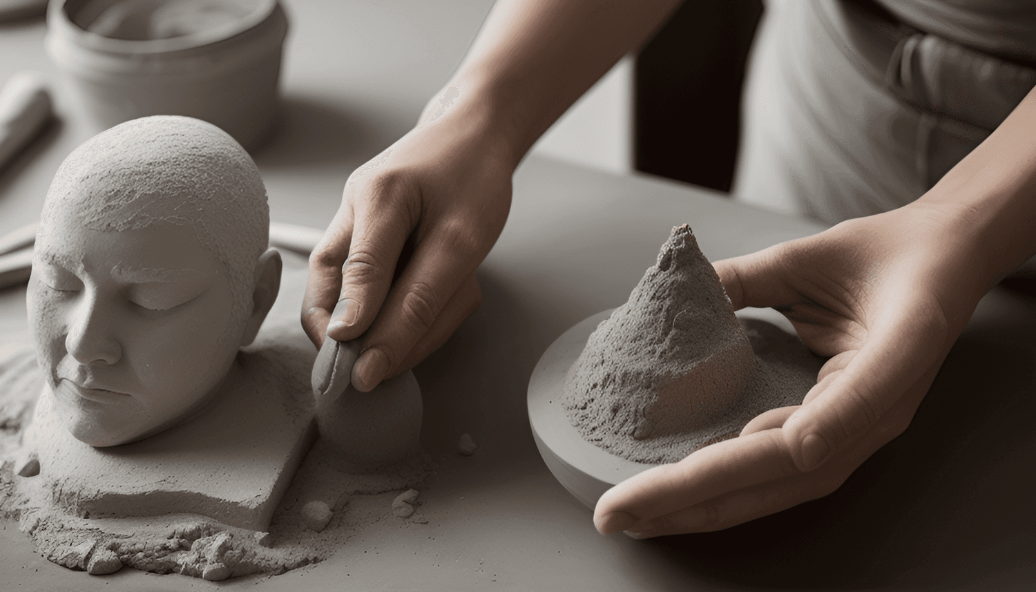 Sculpting Clay + Molding Plaster