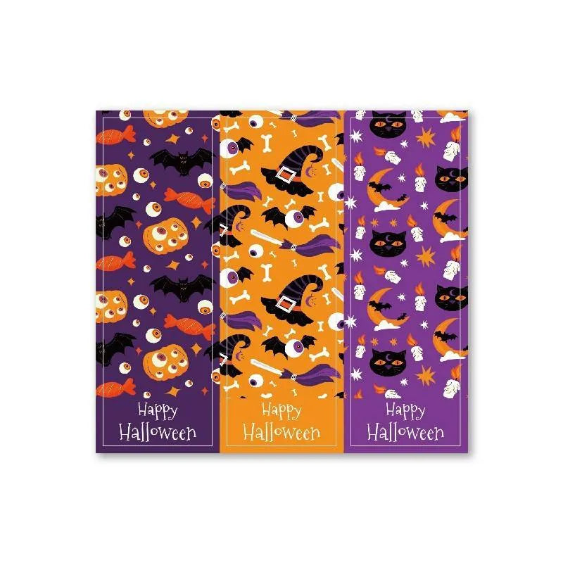 Halloween Self-adhesive Rectangular Sticker