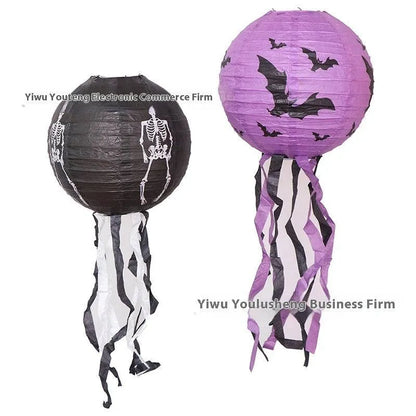 Halloween Decoration Pumpkin Lantern Store Mall Activity Arrange Hangings Pendant Ghost Festival Hanging