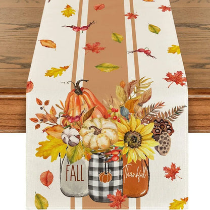 Autumn Thanksgiving Atmosphere Decorative Table Cloth