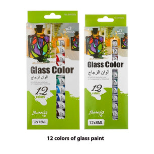 12 - color Acrylic Pigment Strip Gouache Watercolor Oil Painting Paints Full Set - DiyCraftsProject