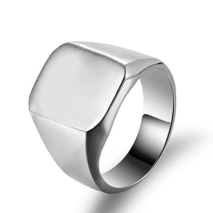 Personalisierter Mode-Burn-Ring aus Edelstahl für Männer, individuelle Accessoires, Party-Schmuck, Vatertagsgeschenk