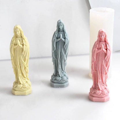 Virgin Mary Aromatherapy Candle Plaster Mold