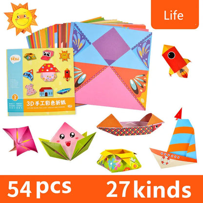 3D Colorful Origami Craft Kit for Kids