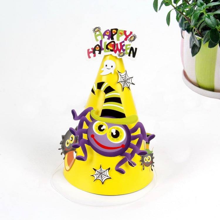 Halloween Supplies Paper Cartoon Hat Kids