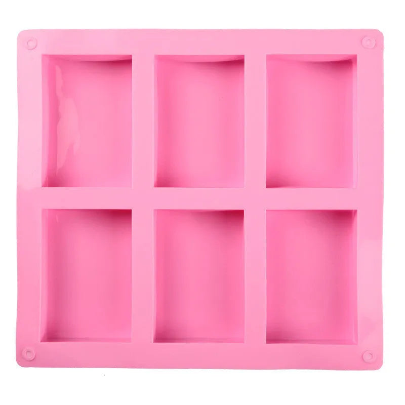 6 Rectangular Silicone Cake Molds Silicone Soap Handmade Soap Molds