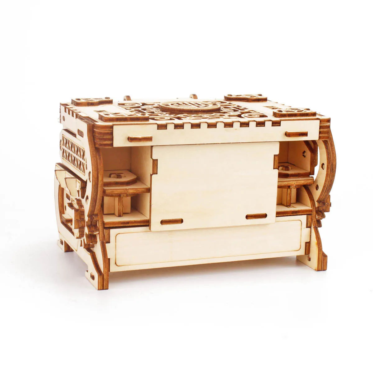 Jewelry Box 3D Puzzle Model Gift Wooden Toy