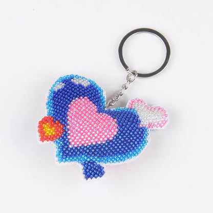 Charming DIY Beaded Keychain Pendant Kit