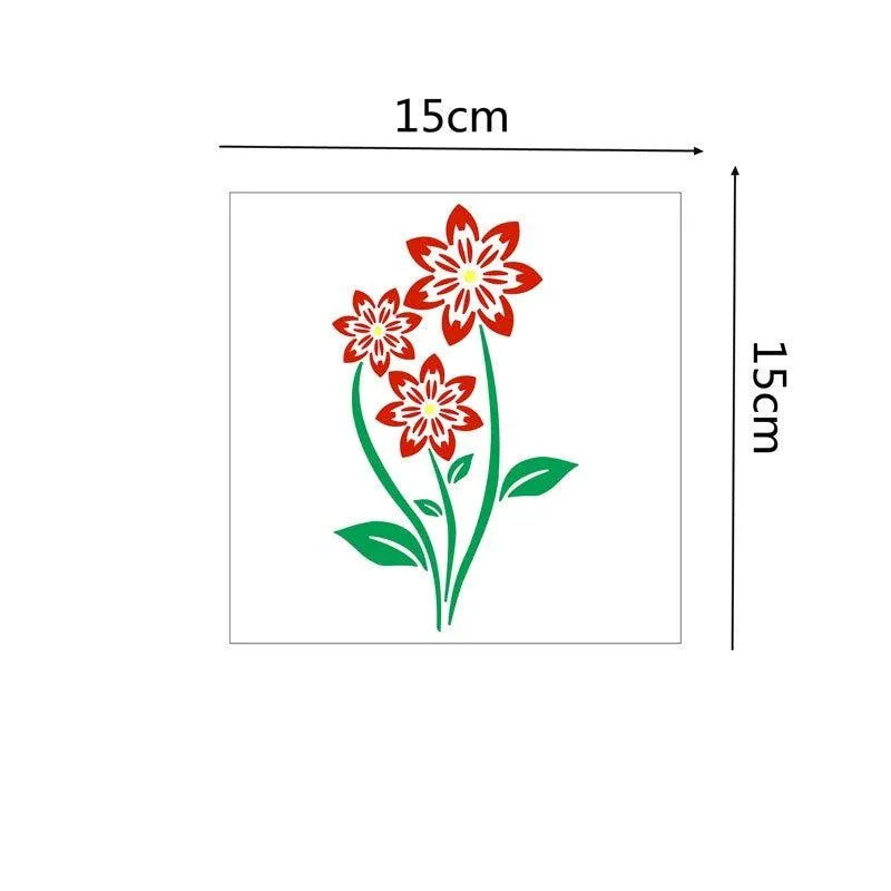 20 Blumenschablonen und Pflanzenmalvorlagen