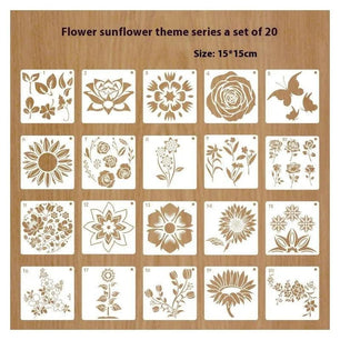 20 Flower Stencils And Plant Painting Templates - DiyCraftsProject
