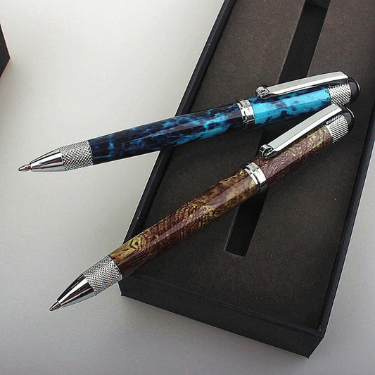 Rotating Metal Oily Ballpoint Pens For Writing Letters