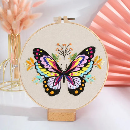 Butterfly Diy Manual Embroidery Material Bag