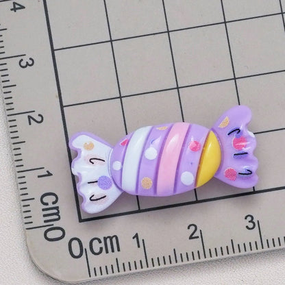 Halloween Pumpkin Cartoon Resin Cabochon Pendants – DIY Ornament Accessories for Halloween Crafts