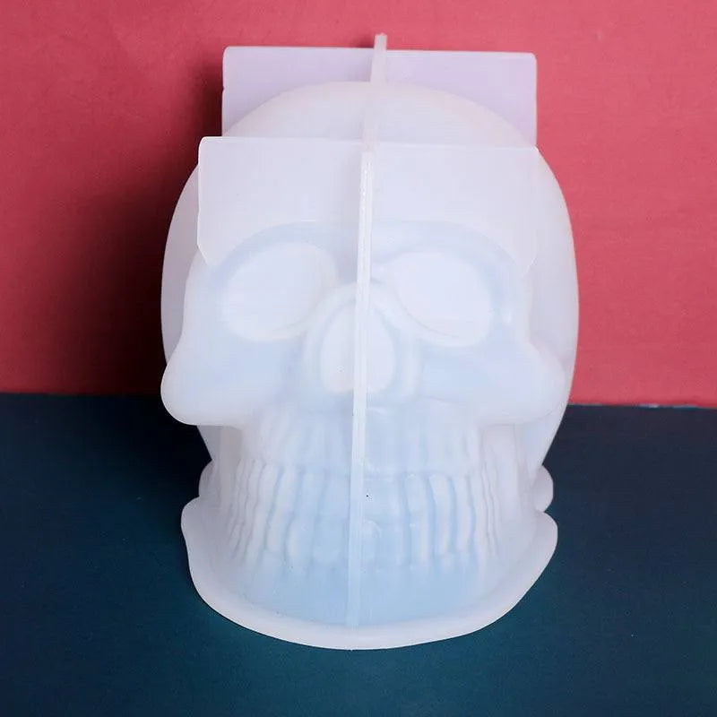 Irregular Skull Drip Mould Silicone Candle for Handmade Soap