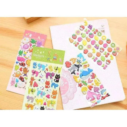 3D Foam Bubble Stickers Cute Mobile Phone, Planner, Laptop, Journal & Water Bottle Decoration Stickers DIY Puffy Sticker For Scrapbooking