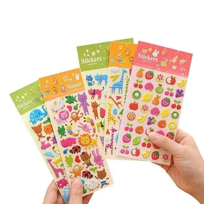 3D Foam Bubble Stickers Cute Mobile Phone, Planner, Laptop, Journal & Water Bottle Decoration Stickers DIY Puffy Sticker For Scrapbooking