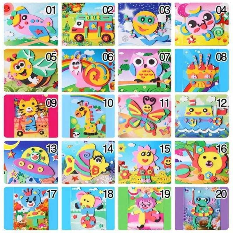 3D Foam Sticker Painting Cute Girly Stickers for Planner Scrapbooking Supplies Bullet Journal