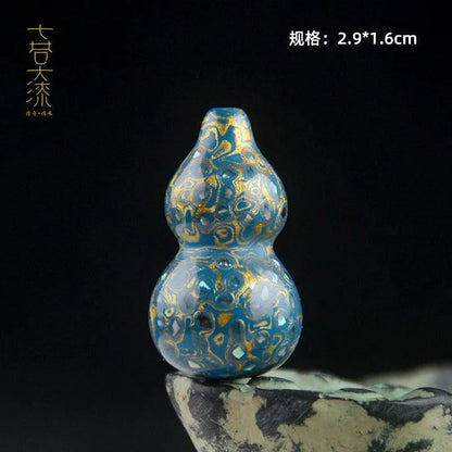 Cuentas grandes de pintura del Tíbet, cuentas con formas especiales, cuentas de Buda con tornillo, laca Fuzhou hecha a mano, no patrimonial