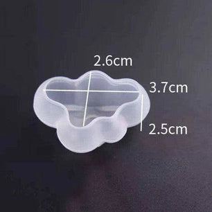3D Cloud Mold Cloud Candle Transparent Silicone Mold - DiyCraftsProject