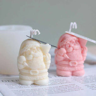 3D Santa Claus Candle Mold - Create Festive DIY Christmas Decor - DiyCraftsProject