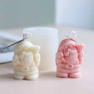 3D Santa Claus Candle Mold - Create Festive DIY Christmas Decor - DiyCraftsProject