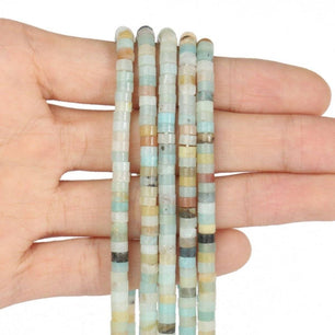 4 2mm Abacus Beads Right Angle Wafer Bracelet String Beads - DiyCraftsProject