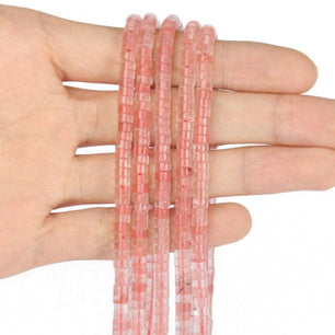 4 2mm Abacus Beads Right Angle Wafer Bracelet String Beads - DiyCraftsProject