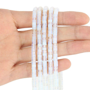 4 2mm Abacus Beads Right Angle Wafer Bracelet String Beads - DiyCraftsProject