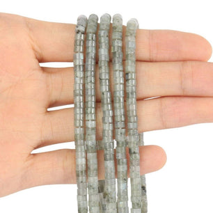 4 2mm Abacus Beads Right Angle Wafer Bracelet String Beads - DiyCraftsProject