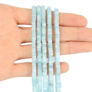 4 2mm Abacus Beads Right Angle Wafer Bracelet String Beads - DiyCraftsProject
