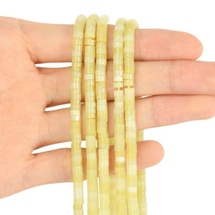 4 2mm Abacus Beads Right Angle Wafer Bracelet String Beads - DiyCraftsProject