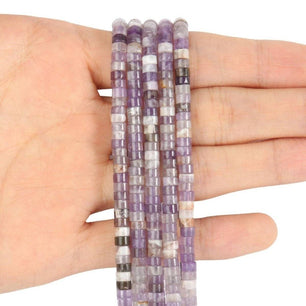4 2mm Abacus Beads Right Angle Wafer Bracelet String Beads - DiyCraftsProject