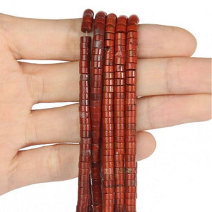 4 2mm Abacus Beads Right Angle Wafer Bracelet String Beads - DiyCraftsProject