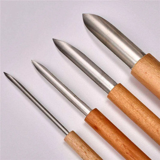 4 Semi Circular Clay Tools Hole Punches