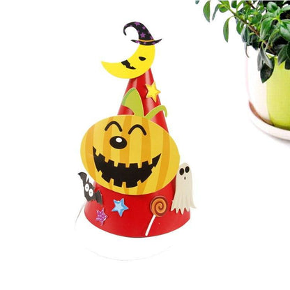 Halloween Supplies Paper Cartoon Hat Kids