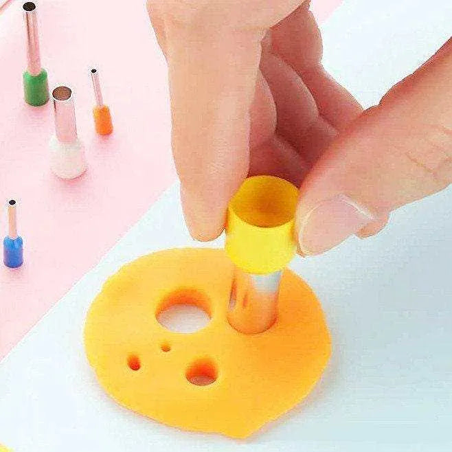 40pcs Clay Round Hole Punch Ceramic Hole Cutter Set 8 sizes