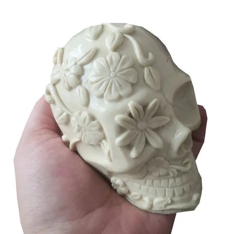 Skull Mousse Cake Silicone Mold Candle Aromatherapy Gypsum Tool DIY Resin Craft