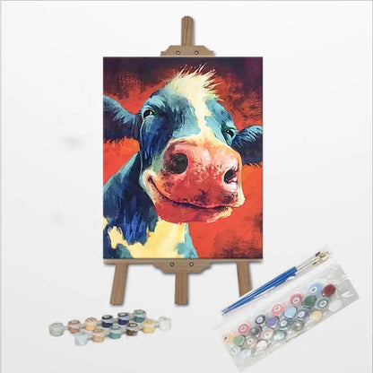 Art Cow Animal Wall Print Poster Picture