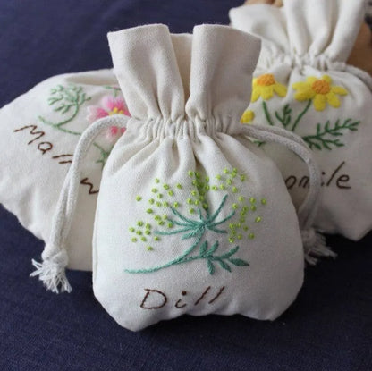 Handmade DIY Embroidery Sachet Material Pack