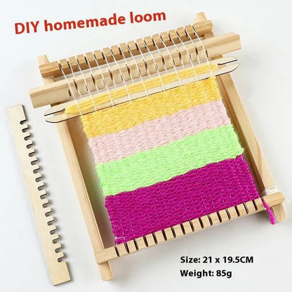 DIY Homemade Loom Technology Making Small Toys Creative Ancient Spinning