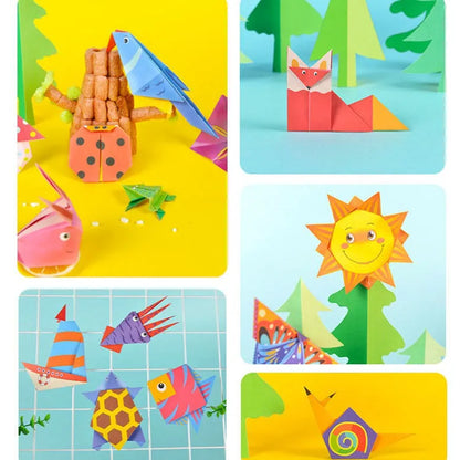 3D Colorful Origami Craft Kit for Kids