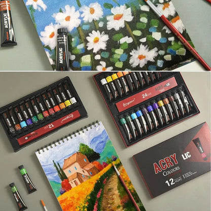 12ml/24-Color Painting Acrylic Set