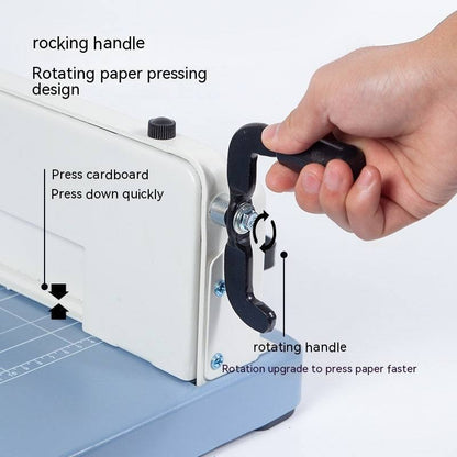 Upgraded Blue Bottom Thick Paper Cutting Knife Cutting Machine With Baffle