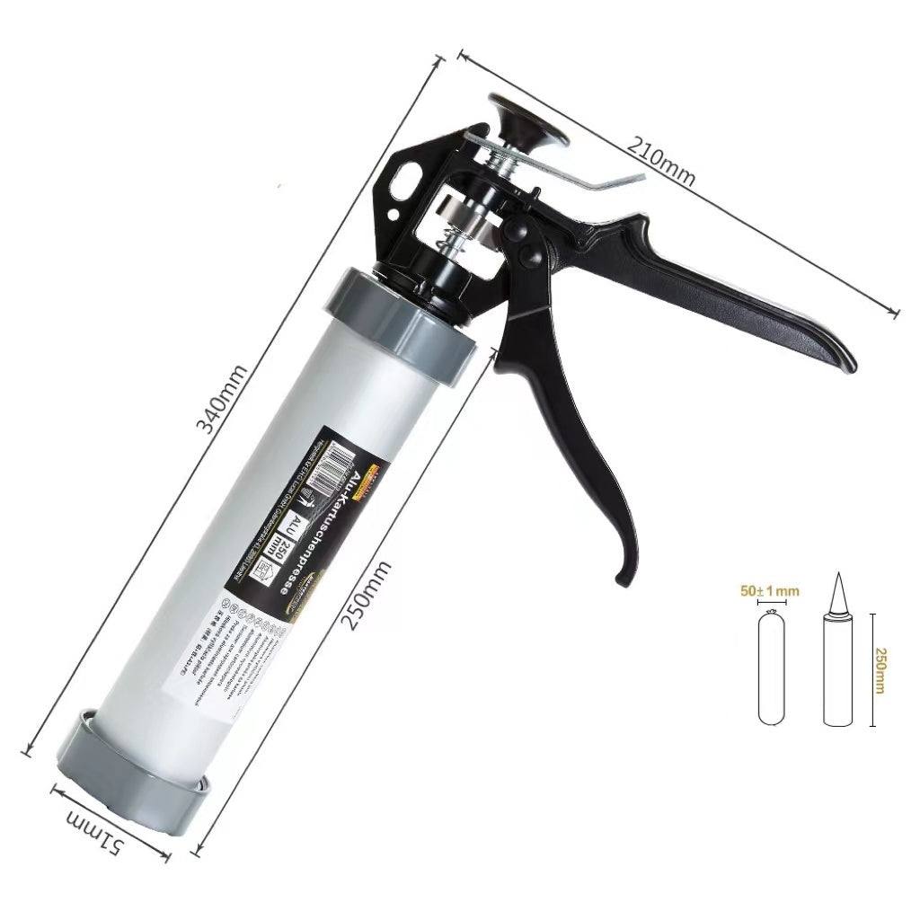 Household Glass Glue Gun With Aluminum Tube Plastic Cover