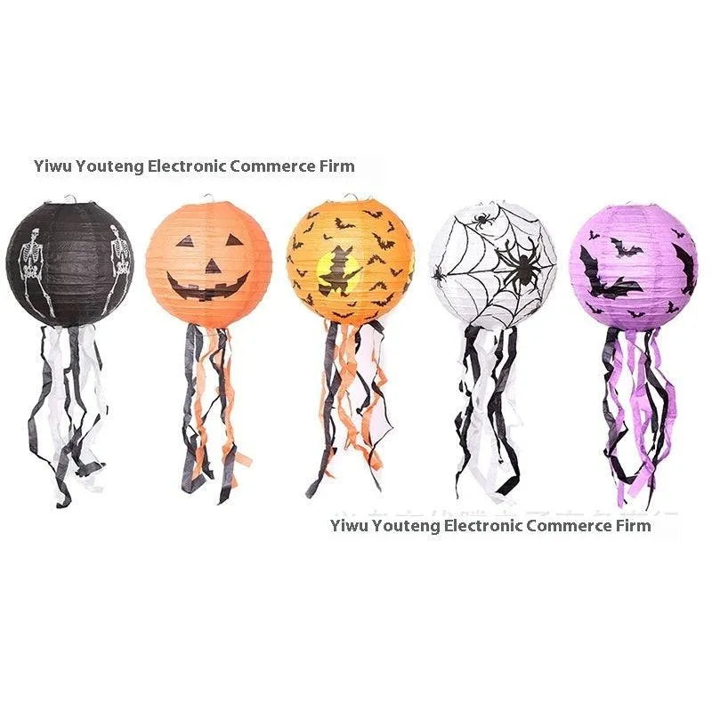 Halloween Decoration Pumpkin Lantern Store Mall Activity Arrange Hangings Pendant Ghost Festival Hanging