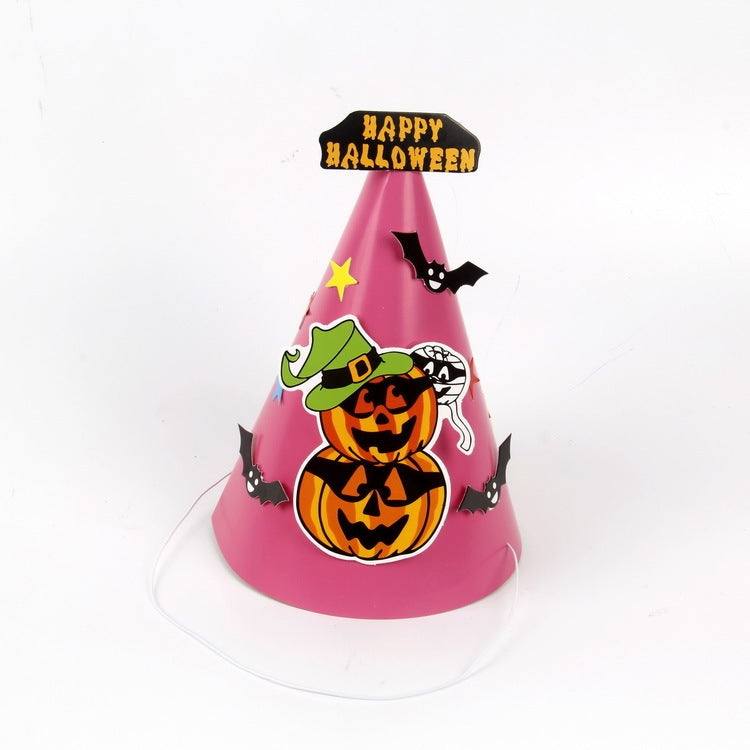 Halloween Supplies Paper Cartoon Hat Kids